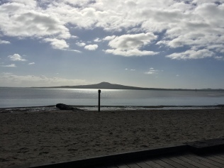 Rangitoto, a volcanic island in the bay