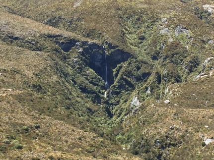 Another high, far away waterfall