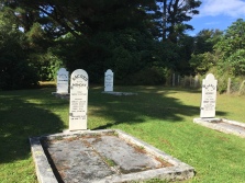 With some low-key gravestones.