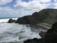Cliffs and beaches along Auckland's west coast near Piha