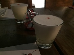 Pisco sours, one of Chile's national cocktails
